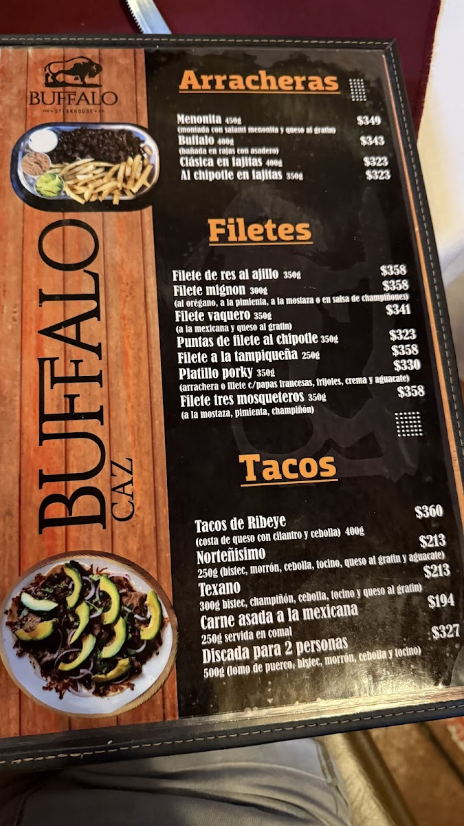 Buffalo Steakhouse Menu - Image 5
